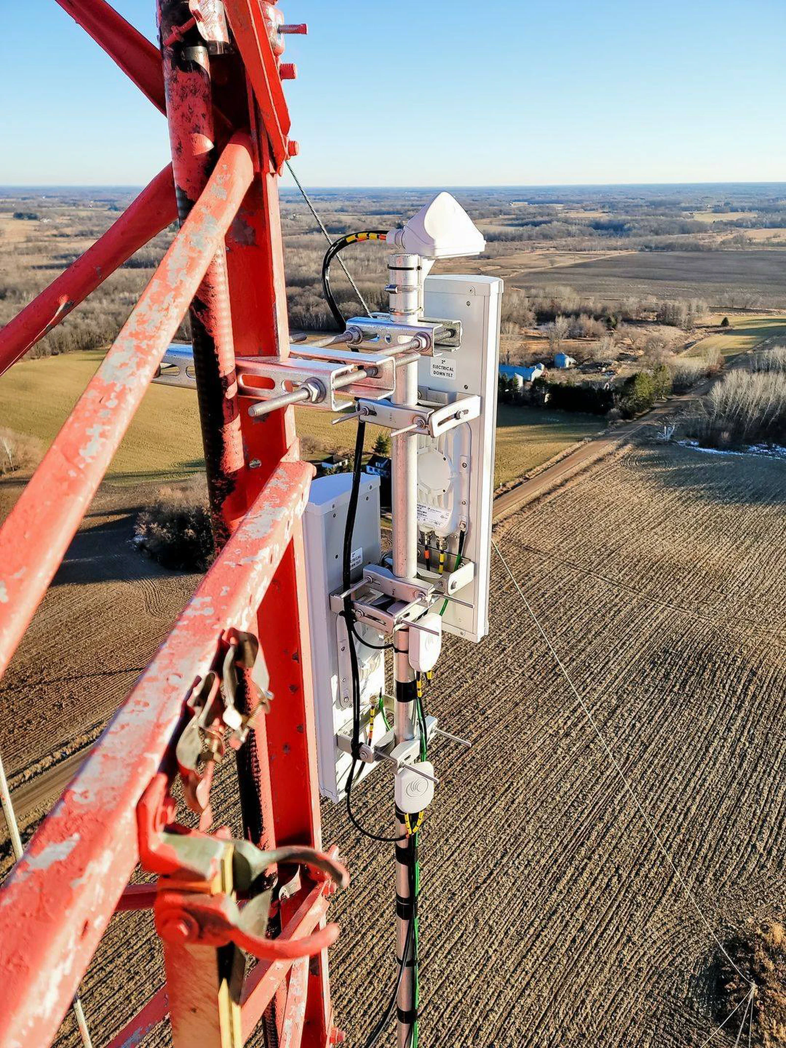 Vertical Axis crew on an active tower site