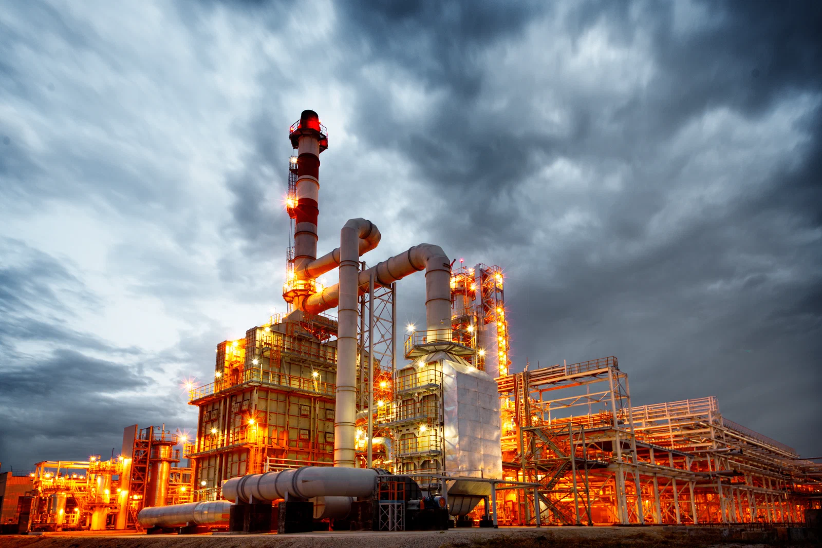 Oil and gas communications tower installed at a wellhead pad in the Permian Basin