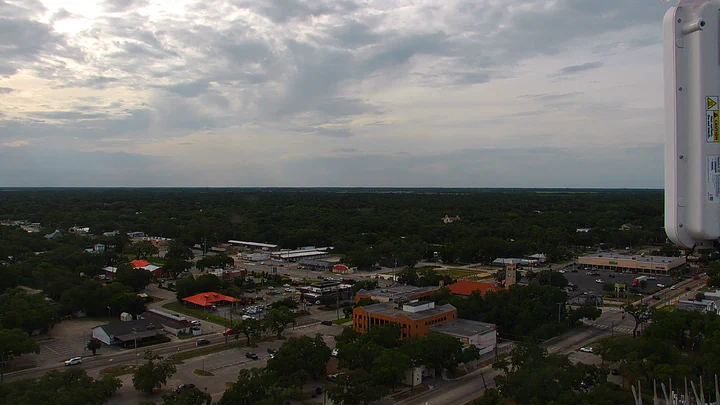 Live weather-camera view from the Streamline Internet tower in downtown LaBelle, Florida, installed by Vertical Axis