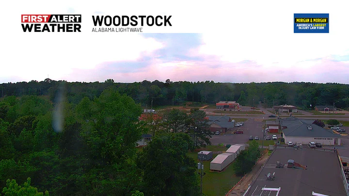 Alabama Lightwave WBRC First Alert Weather camera view of Woodstock, Alabama