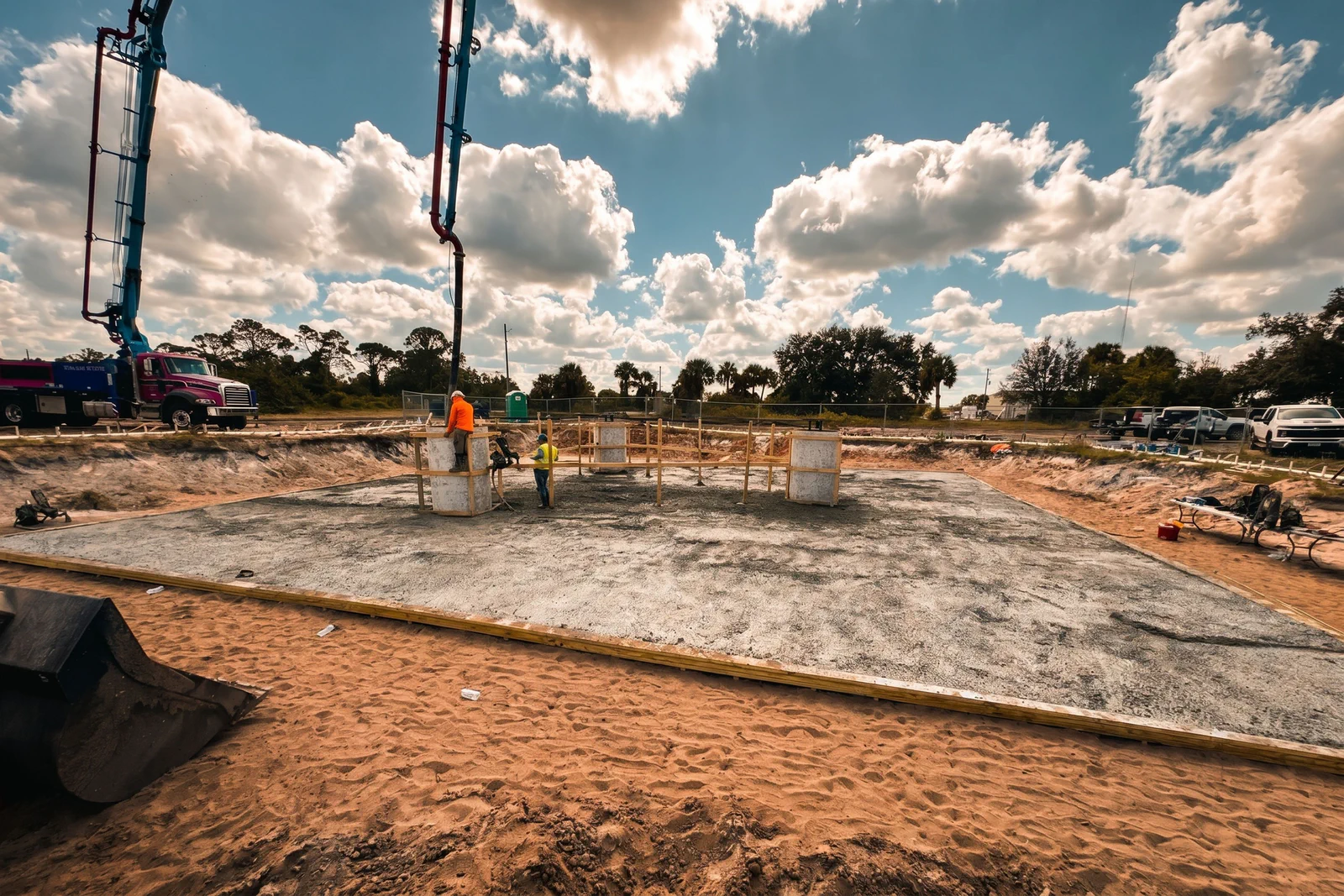 Vertical Axis crew on a completed tower site build