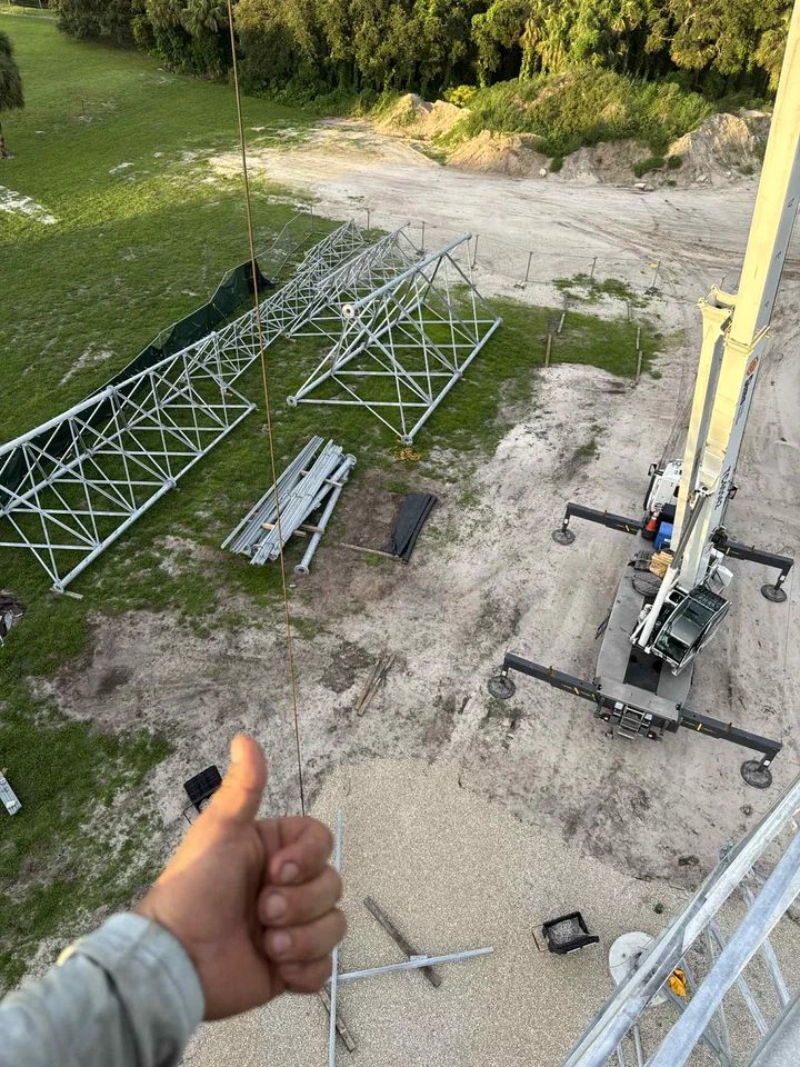Vertical Axis climber working emergency tower response